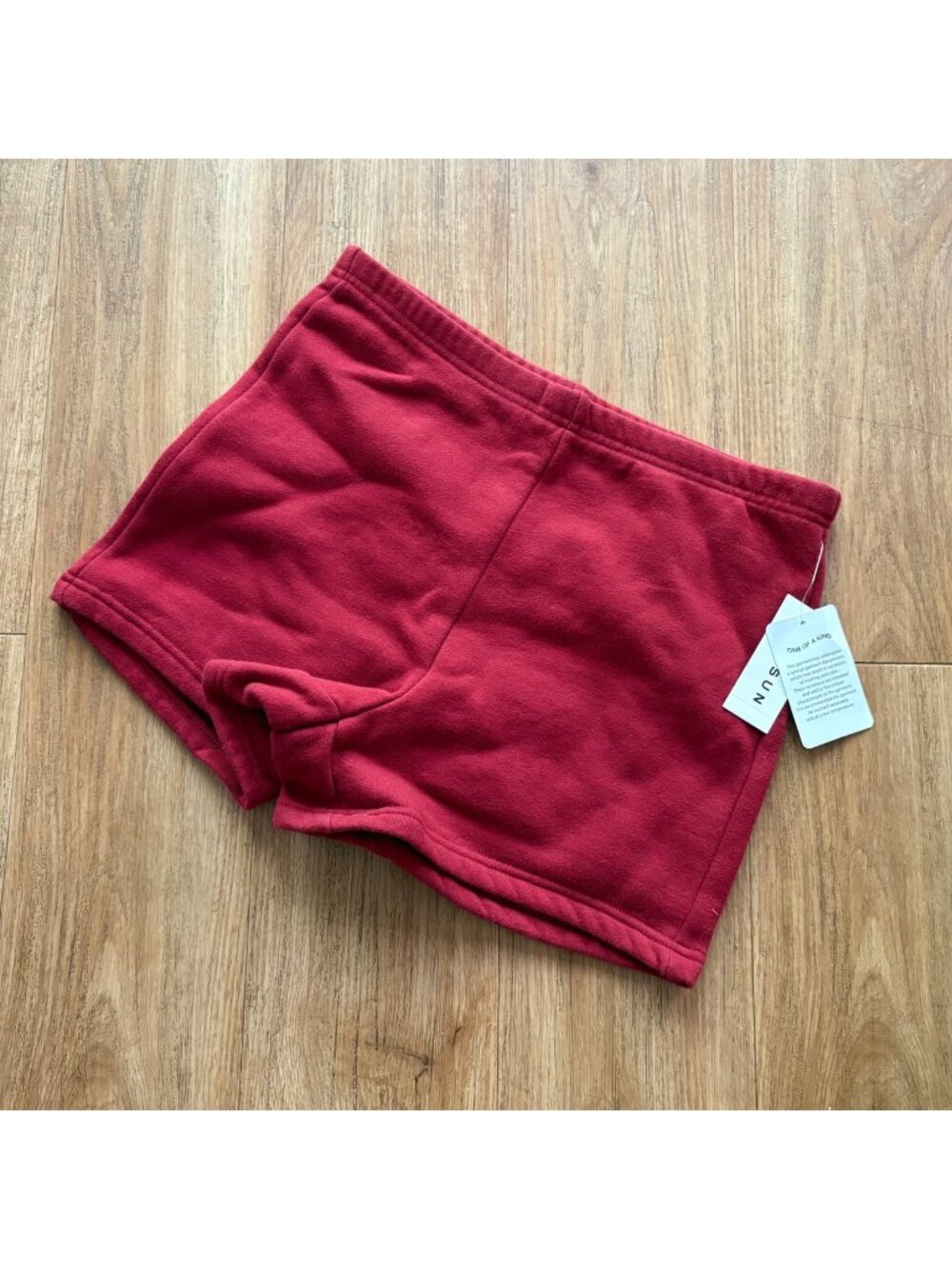 PACSUN Mid Rise Pull-On Lounge Shorts Red NWT Women’s Size S